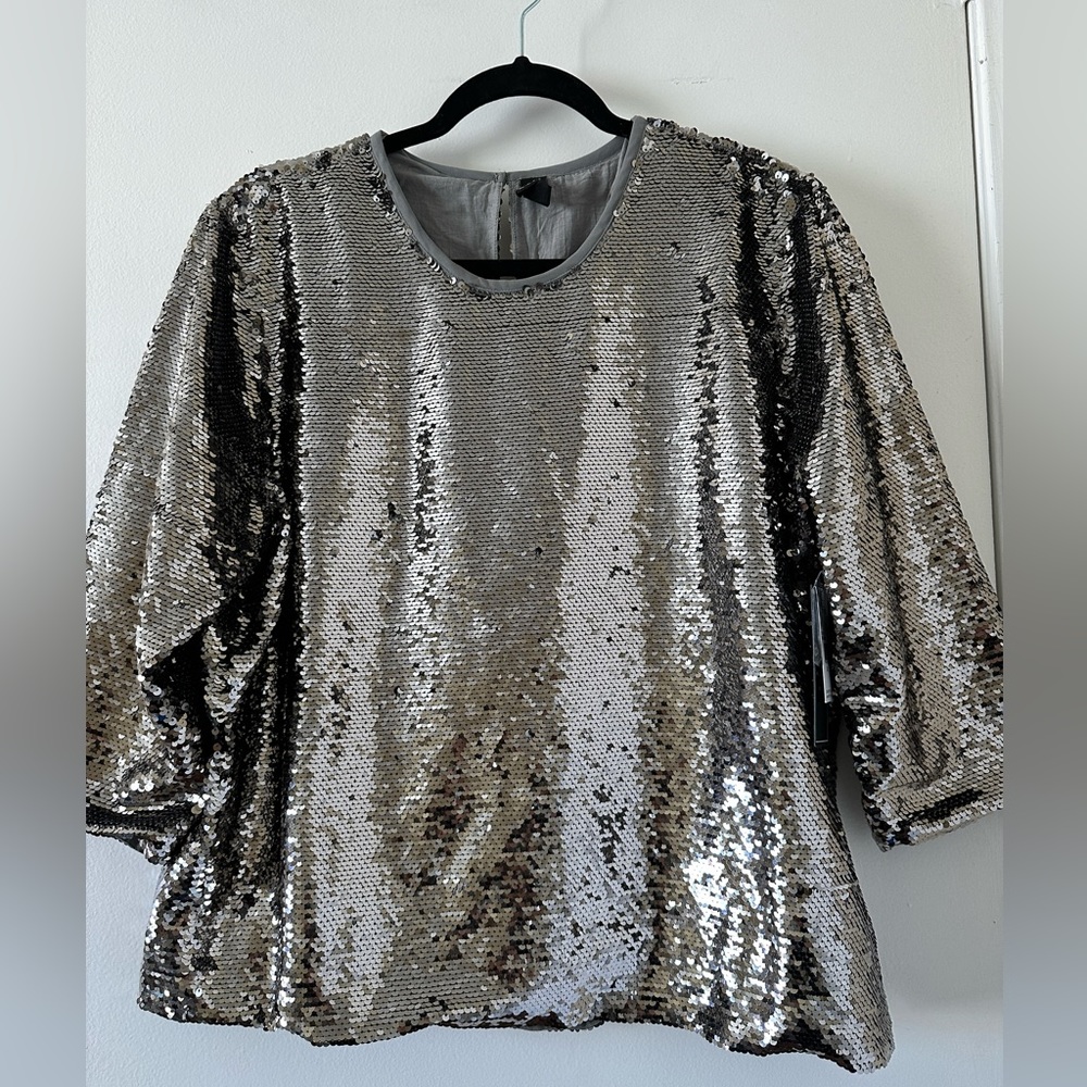 VOLCOM x GEORGIA May jagger sequin blouse - size XL
